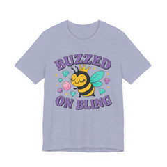 Buzzed on Bling - Bee T-Shirt | Fun Unisex Tee for Bee Lovers and Jewelry Lovers alike