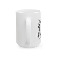 Floral 'Mom' Ceramic Mug - Perfect Gift for Mother's Day & Everyday Use