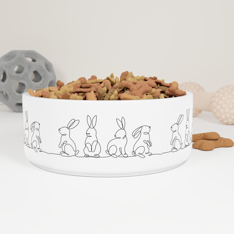 Cute Bunny Easter Pet Bowl - Stylish and Playful Design for Animal Lovers