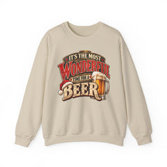 It’s the Most Wonderful Time for a Beer Crewneck Sweatshirt - Christmas