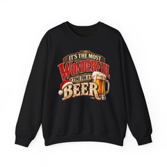 It’s the Most Wonderful Time for a Beer Crewneck Sweatshirt - Christmas