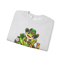 Hoppy Go Lucky Frog St. Patrick’s  Day Sweatshirt