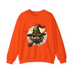 Halloween Witch Sweatshirt, Unisex Sweatshirt for Fall, Cozy Crewneck for Halloween Parties, Spooky Season Apparel, Gift for Witch Lovers