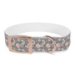 Dog Collar- Pink Flowers