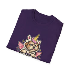 "If I Were a Unicorn I Would Stab You With My Horn" Funny Graphic Tee