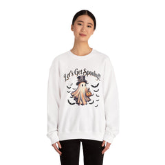 Spooky Ghost Crewneck Sweatshirt, Funny Halloween Sweatshirt, Cozy Fall Fashion, Unisex Sweater, Ghost Lover Gift