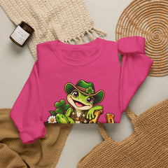 Hoppy Go Lucky Frog St. Patrick’s  Day Sweatshirt