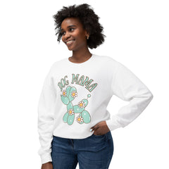 Dog Mama Crewneck Sweatshirt by Comfort Colors - Cozy Gift for Pet Lovers