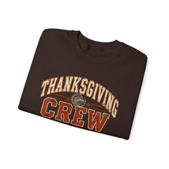 Thanksgiving Crew Sweatshirt - Vintage Turkey Family Holiday Pullover - Fall Apparel