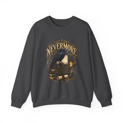 Nevermore Raven Crewneck Sweatshirt- Halloween Vibes
