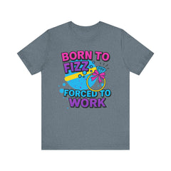 Born to Fizz Tee, Fun Graphic T-Shirt, Unisex Comedy Shirt, Surprise Jewelry Reveals, Bella Canvas