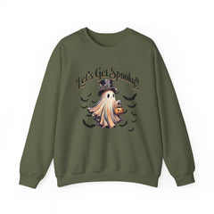 Spooky Ghost Crewneck Sweatshirt, Funny Halloween Sweatshirt, Cozy Fall Fashion, Unisex Sweater, Ghost Lover Gift