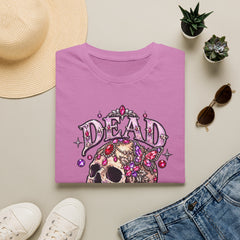 "Dead Gorgeous" T‑Shirt- Skull Floral- Halloween Vibes