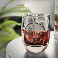 Bourbon Glass- Bourbon Barrel Design