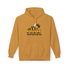 Bee Cool Hoodie - Unisex Fleece Sweatshirt , Eco-Friendly Apparel, Queen Bee Fizzin