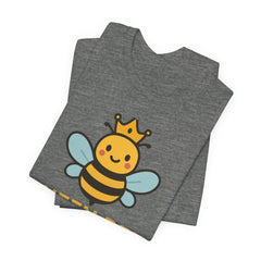 Queen Bee Fizzin' Unisex T-Shirt - Cute Bee Graphic Tee for Bee Lovers