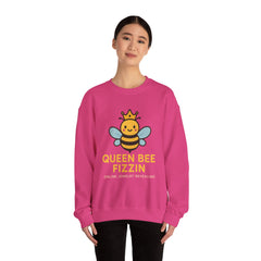 Queen Bee Fizzin'  -Unisex Crewneck Sweatshirt - Cute Casual Fashion