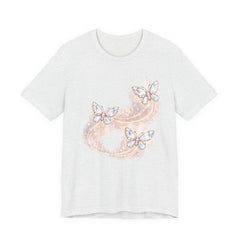 Butterfly Sparkle Tee — Pastel Crystal Butterflies Graphic T-Shirt