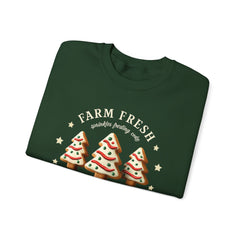 Farm Fresh Christmas Tree Sweatshirt – Cute Cookie Tree Holiday Crewneck