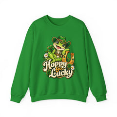 Hoppy Go Lucky Frog St. Patrick’s  Day Sweatshirt