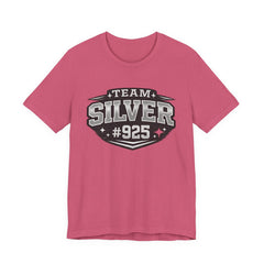 Team Silver #925 T‑Shirt — Vintage Sports Shield Tee - BP Jewelry
