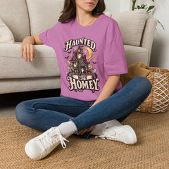Haunted But Homey T-Shirt — Cute Vintage Haunted House Halloween Tee BP