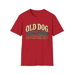 Old Dog New Tricks T-Shirt – "Absolutely Not" Vintage Graphic Tee
