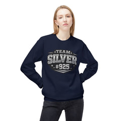 Team Silver #925 Crewneck Sweatshirt- Jewelry Lover