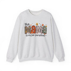 "This Mama Loves Her Pumpkins" Unisex Heavy Blend™ Crewneck Sweatshirt