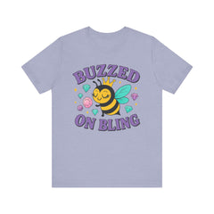 Buzzed on Bling - Bee T-Shirt | Fun Unisex Tee for Bee Lovers and Jewelry Lovers alike