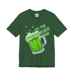 Funny St. Patrick's Day Unisex Tee - “Let the Shenanigans Begin"