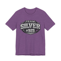 Team Silver #925 T‑Shirt — Vintage Sports Shield Tee - BP Jewelry