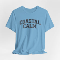 Coastal Calm Tee — Relaxed Beach Vibes Short Sleeve Shirt