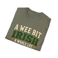 "A Wee Bit Irish, A Whole Lot Thirsty" Vintage Pub Tee St. Patrick’s Day