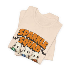 Sparkle Squad Ghost Tee | Unisex Jersey Short Sleeve T-Shirt | Cute Halloween Shirt, Party Outfit, Gift Idea, Casual Wear