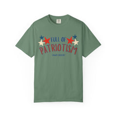 Full of Patriotism and Beer T-shirt - Military Branches, Right to Bear Arms, American Flag