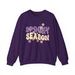 Spooky Season Crewneck Sweatshirt, Unisex Fall Apparel, Halloween Fashion, Cozy Sweatshirt, Autumn Gift Idea, Seasonal Clothing