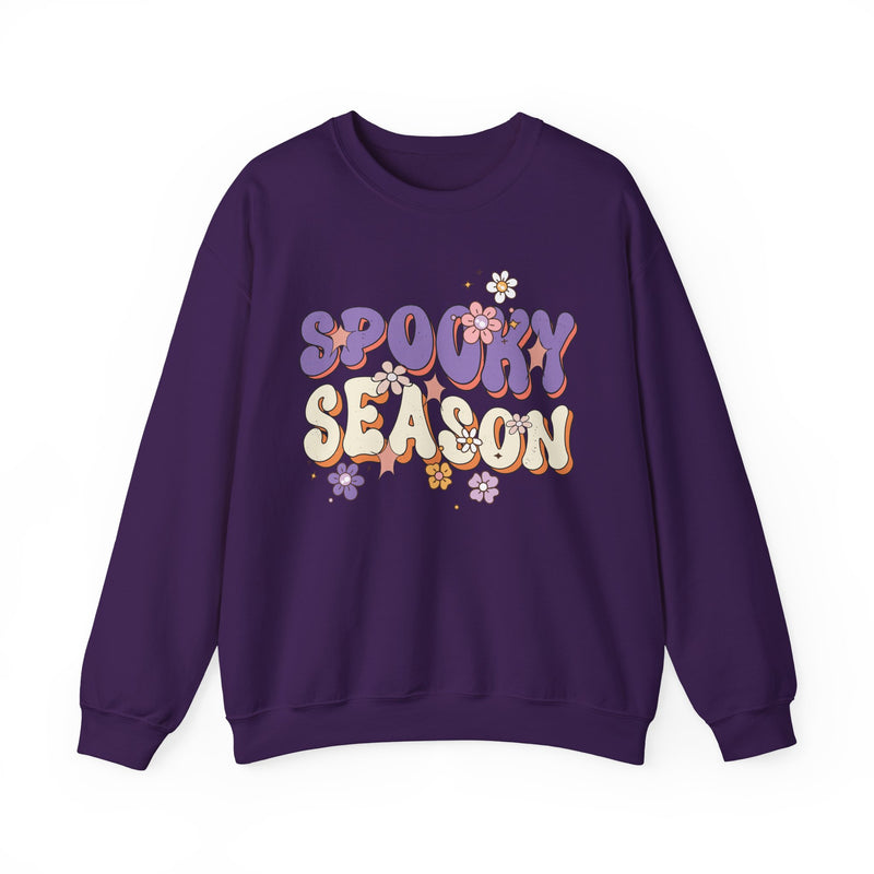 Spooky Season Crewneck Sweatshirt, Unisex Fall Apparel, Halloween Fashion, Cozy Sweatshirt, Autumn Gift Idea, Seasonal Clothing