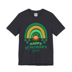 St. Patrick's Day Rainbow LeprechaunTee - Unisex Short Sleeve Shirt