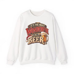 It’s the Most Wonderful Time for a Beer Crewneck Sweatshirt - Christmas