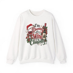 "I'm Dreaming of a Wine Christmas" Holiday Crewneck