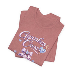 Cupcakes & Carats Tee — Cute Pastel Cupcake Graphic T-Shirt