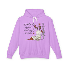 Inspirational Hoodie: Cardinals Appear When Angels Are Near - Comfort Colors
