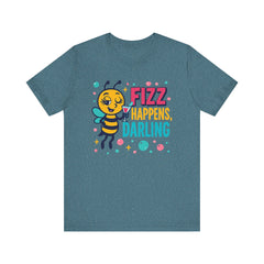 Fizz Happens Bee Martini Shirt - Summer Shirt, Funny Gift