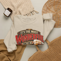 It’s the Most Wonderful Time for a Beer Crewneck Sweatshirt - Christmas