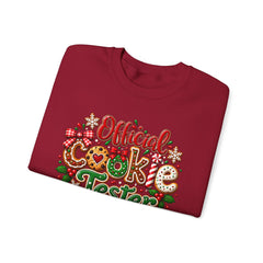 "Official Cookie Tester" Christmas Holiday Sweatshirt