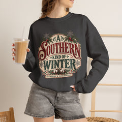 Southern Kind of Winter Crewneck Sweatshirt- Christmas