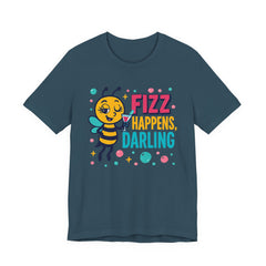 Fizz Happens Bee Martini Shirt - Summer Shirt, Funny Gift