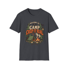 Camp Creep-It-Real T-Shirt — Welcome to Camp Halloween Graphic Tee- BP