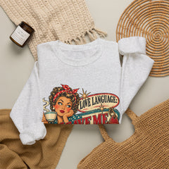 Retro Rosie 'Leave Me Alone' Vintage Pin-Up Graphic Sweatshirt- Valentine